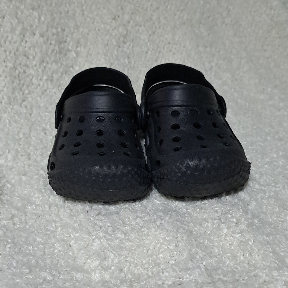 CROCS Black Water Shoes with Adjustable Heel Strap